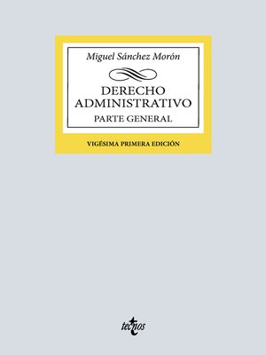 cover image of Derecho Administrativo